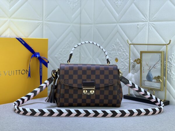 LV Croisette Damier Azur coated canvas handbag - azur, coated, croisette, damier, handbag