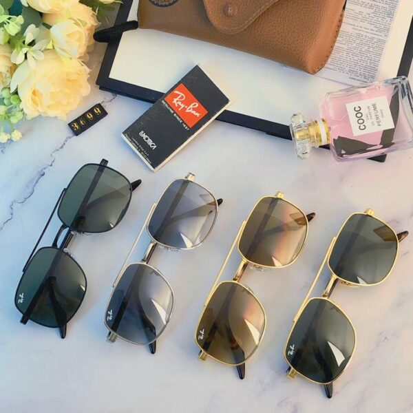 RayBan Double beam myopia Golden Business Japanese 0RB3699 Sunglasses - beam, double, frame, myopia, rayban