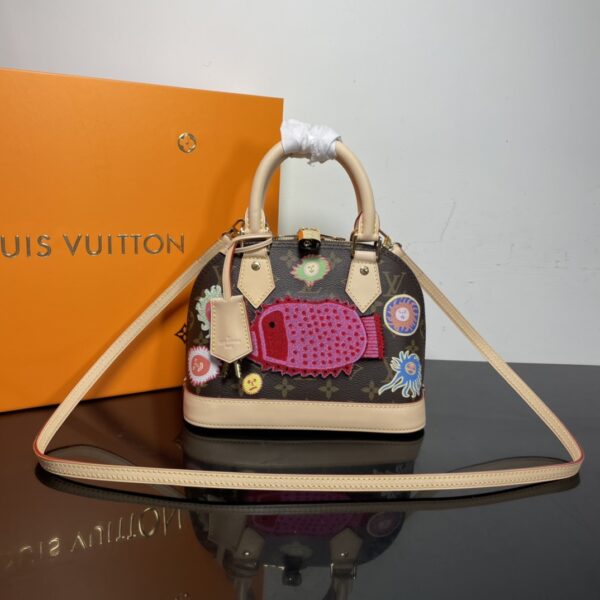 Louis Vuitton x Yayoi Kusama M46428 This LV x YK Alma BB handbag - alma, bags, handbag, kusama, louis, m46428, this, vuitton, women's, yayoi
