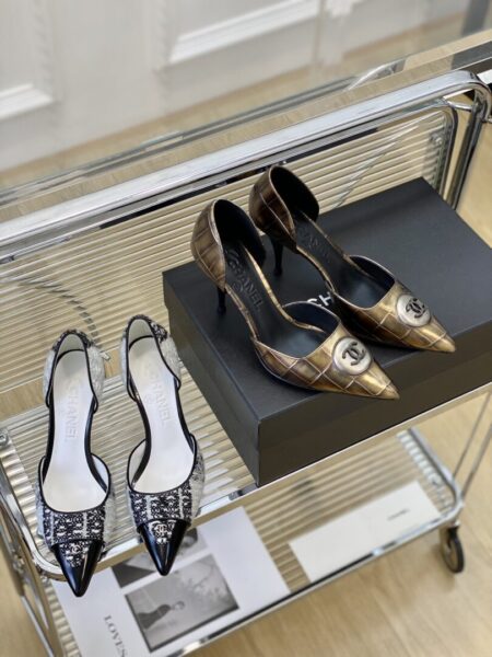 2023 New Chanel Women's Casual Shoes - 2023, casual, Chanel, heels, high, new, sandals, Shoes, women, women's