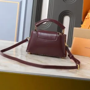 Louis Vuitton Capucines East-West BB Cowhide leather Black M25492 Handbags