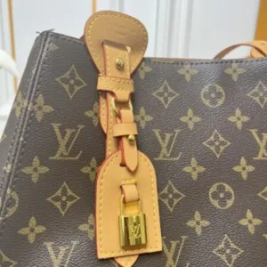 Louis Vuitton All In One MM Monogram Empreinte leather Rouge Concerto M25888 tote handbags