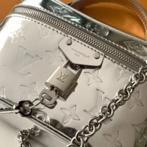 LV Vanity Chain Pouch Monogram Mirror Silver M26097 L&V tote hand bags