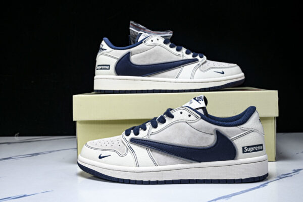Nike XZ2268-002 AIR JORDAN 1 LOW OG AJ1 LOW TOP CULTURAL CASUAL SNEAKERS supreme NAVY BLUE/LIGHT GRAY/WHITE - AIR JORDAN 1 LOW OG SP, AJ1 LOW TOP CULTURAL CASUAL, CASUAL SNEAKERS, men's nike, nike, nike 2025 sneakers, nike 2026 sneakers, nike boys shoes, nike boys sneakers, nike casual, nike casual sneakers, nike kids, nike kids shoes, nike kids sneakers, nike man sneakers, nike men's, nike shoes, nike sneakers, nike sneakers shoes, nike sports shoes, nike sports sneakers, nike students shoes, nike students sneakers