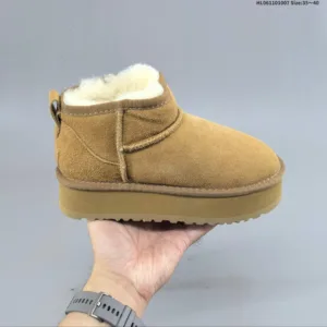 Ugg winter plush thick snow boots half slippers