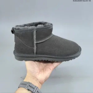 Ugg winter plush thick snow boots half slippers
