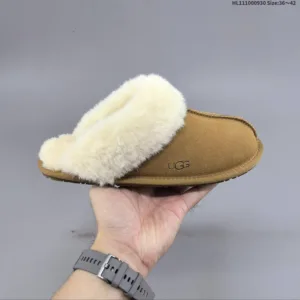 Ugg winter plush thick snow boots and slippers