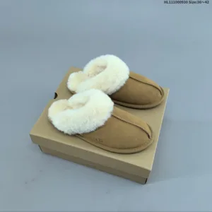 Ugg winter plush thick snow boots and slippers