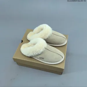 Ugg winter plush thick snow boots and slippers