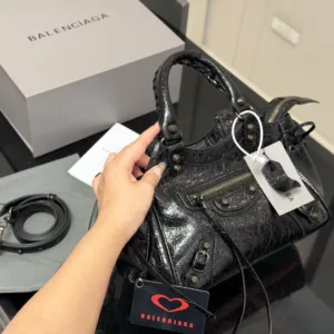 Balenciaga new motorcycle large silhouette Tote hand bag