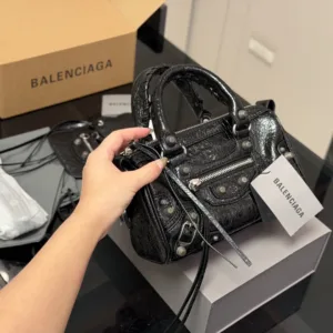 Balenciaga new motorcycle pillow bag