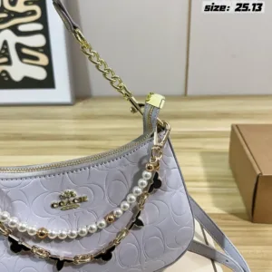 COACH Multi color Underarm Tote Hand Bag