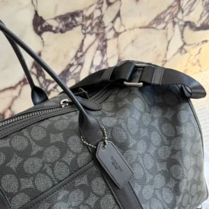 COACH canvas travel bag