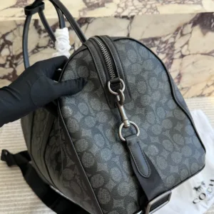 COACH canvas travel bag