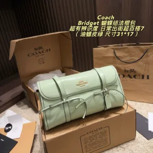 Coach Bridget Flap Shoulder Bow Stick Bag