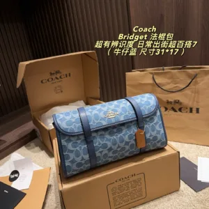 Coach denim Chambray series’ baguette bag