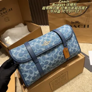Coach denim Chambray series’ baguette bag