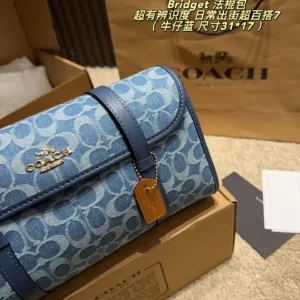 Coach denim Chambray series’ baguette bag
