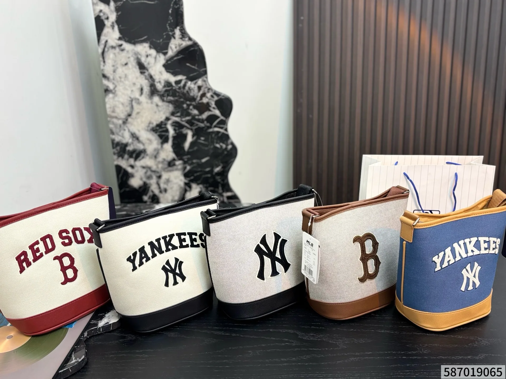 MLB Bucket Tote Handbag