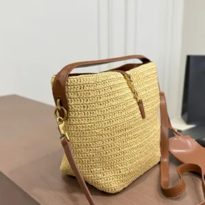 Yves Saint Laurent woven tote hand bags
