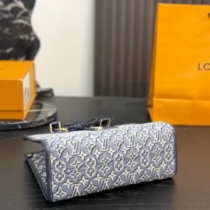LV Onthego PM denim tote hand bags