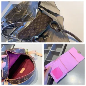 LV combination series jelly bag+round cake bag+wallet