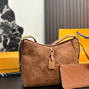 LV suede Carryall Careo tote hand bags