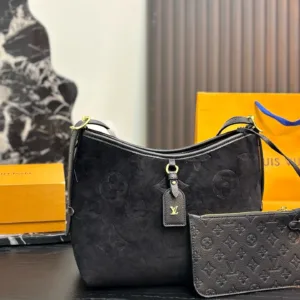 LV suede Carryall Careo tote hand bags