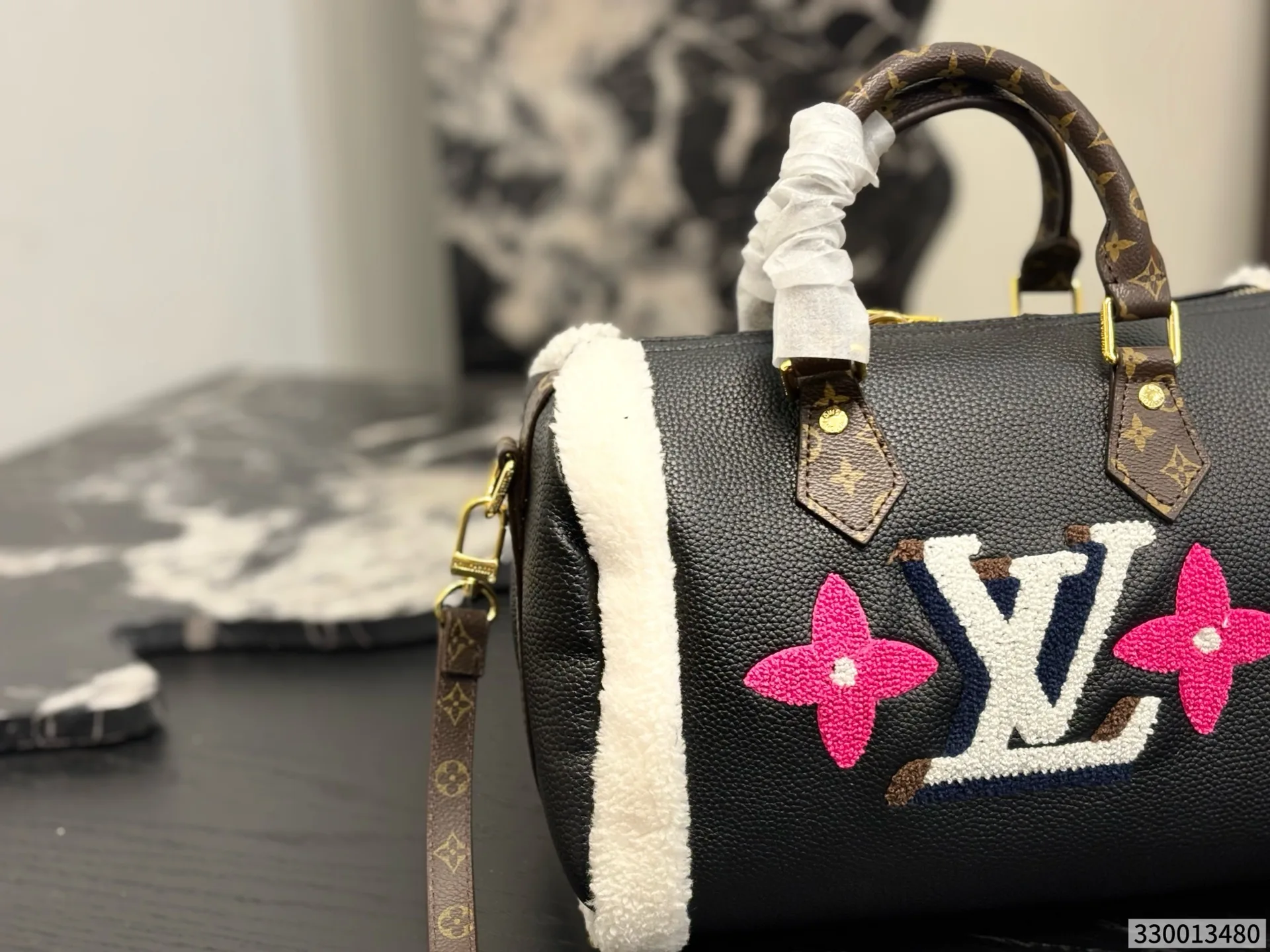 LV brand new teddy plush pillow bag Tote Hand Bags - Image 8