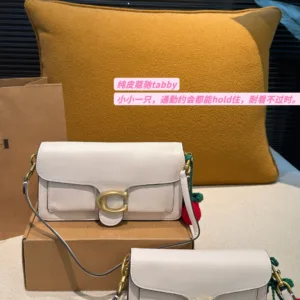 Coach Tabby wine red leather shoulder Tote Hand Bags