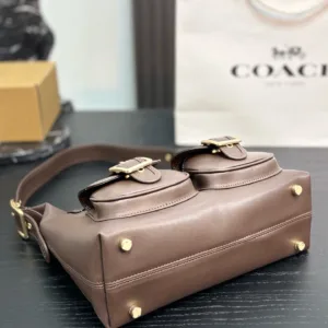 Coach motorcycle armpit Tote Hand Bags