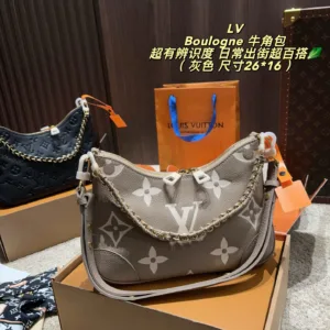 LV Boulogne croissants tote handbag