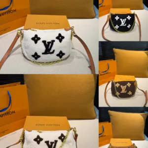 LV Ski Series Hil Plush tote hand bags