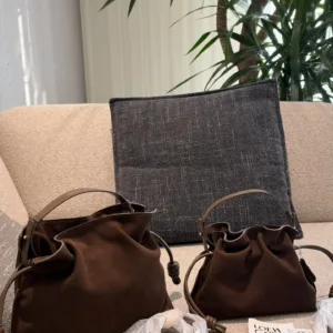 Loewe brown Mist wax cowhide Tote Hand Bags