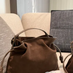 Loewe brown Mist wax cowhide Tote Hand Bags