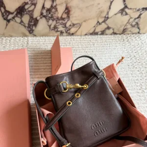 Miu Miu original leather bucket Tote handbags