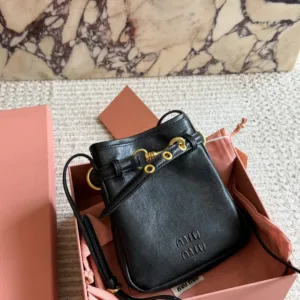 Miu Miu original leather bucket Tote handbags