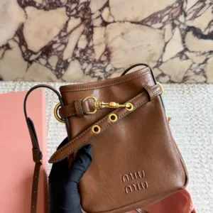 Miu Miu original leather bucket Tote handbags