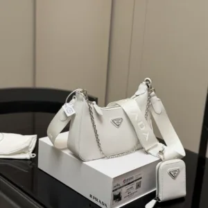 Prada Hobo Three in One Tote Hand Bags