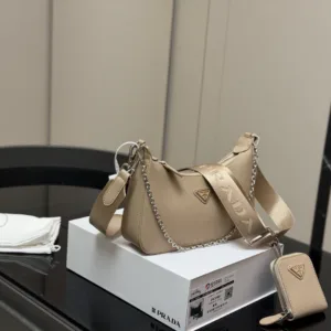 Prada Hobo Three in One Tote Hand Bags