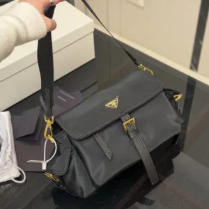 Prada Nylon NEVNE Explore Postman Tote Hand Bags