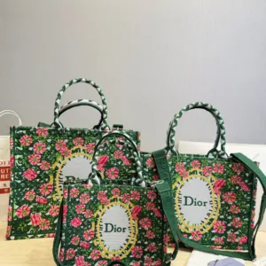 Christian dior jacquard book tote hand bags