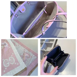 GUCCI tote bag scarf wallet X870 combination