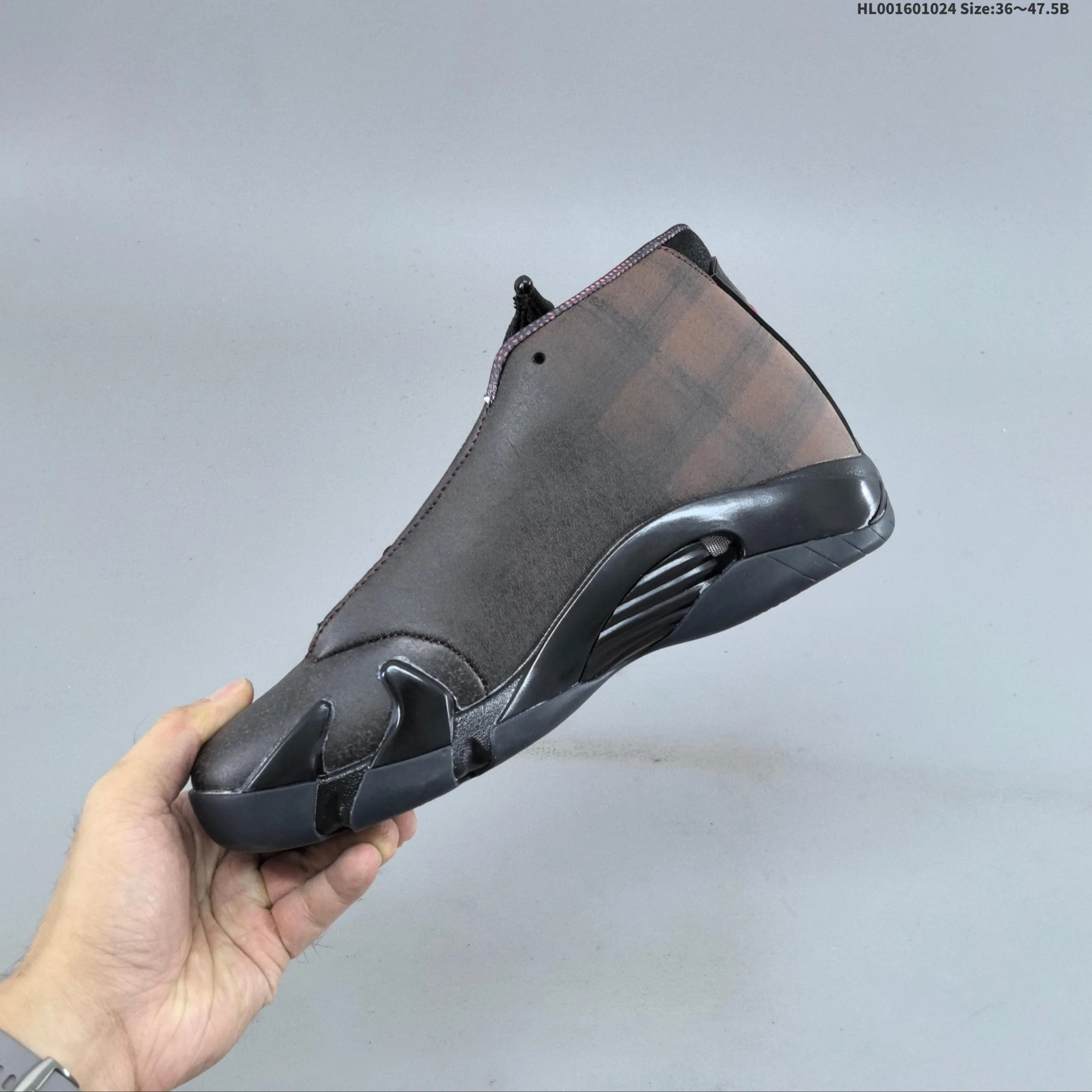 Mowalola × Air Jordan 14 "Burnt Red" Sneakers - Image 3