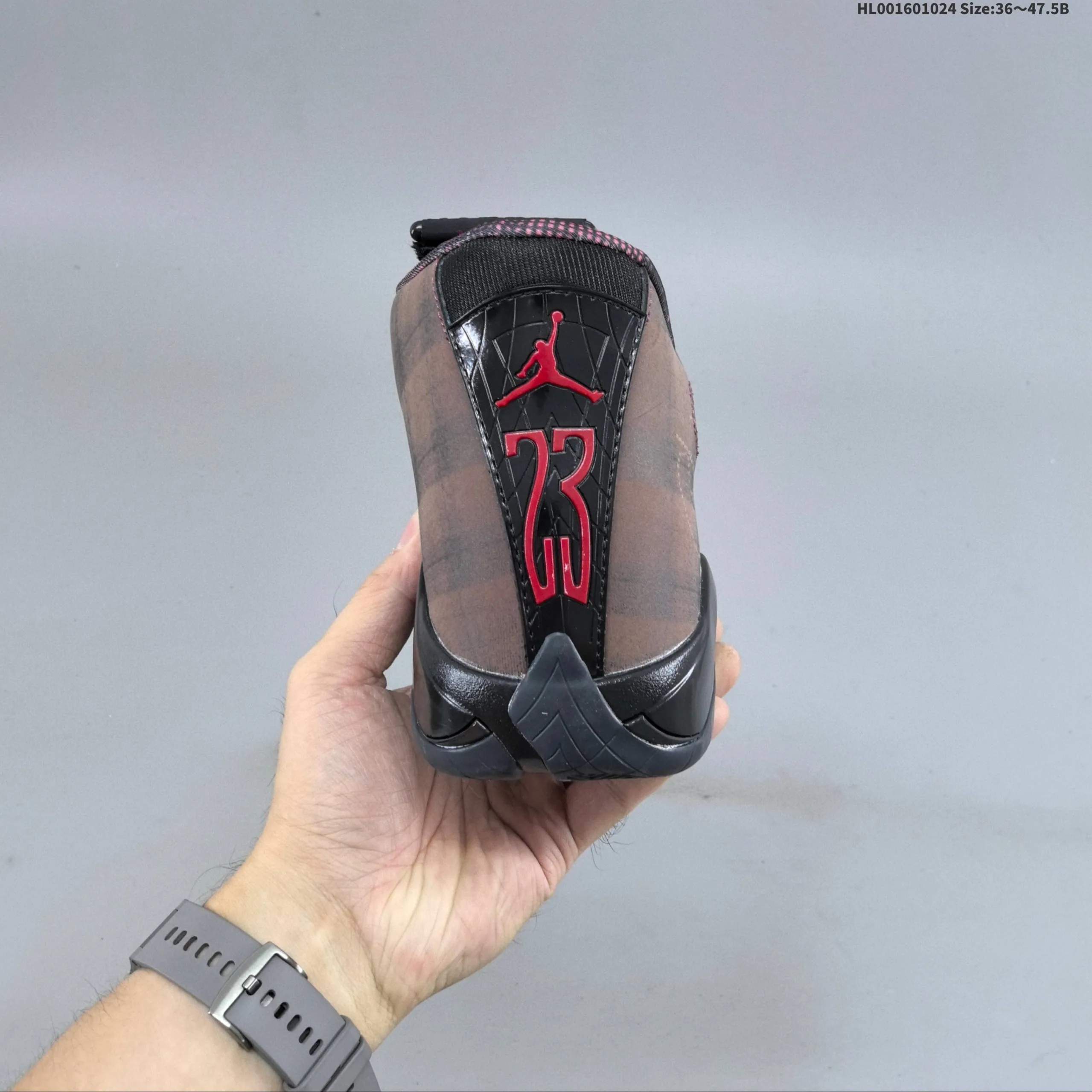 Mowalola × Air Jordan 14 "Burnt Red" Sneakers - Image 5