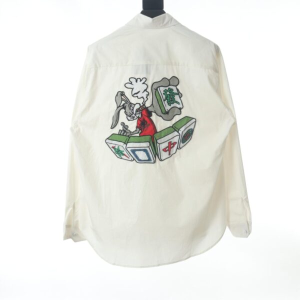 Balenciaga Rabbit Year Mahjong Long Sleeve Shirts - balenciaga, mahjong, rabbit, shirts, year
