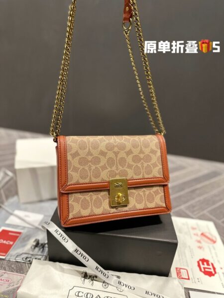 Coach Hutton square souffle quilting shoulder bags - beautiful, coach, hutton, matching, square