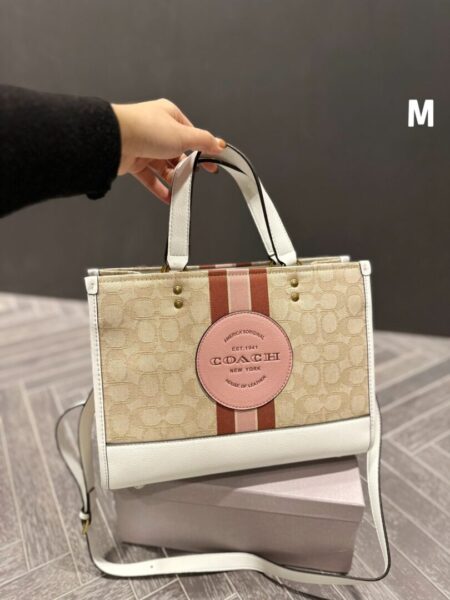 coach new york house of leather Ss22 Field tote Shopping hand Bags - bag, coach, leather, one, original