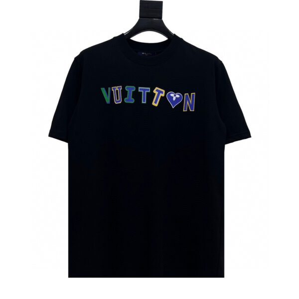 Louis Vuitton 23ss Colorful Letter Print Short Sleeve - 23ss, colorful, letter, print, version