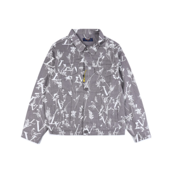 Louis Vuitton 23ss Rainbow AOP Jacquard Denim jacket unisex coat - coat, Denim, jacket, louis, unisex, vuitton